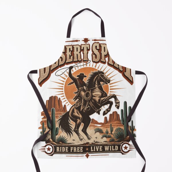 Item preview, Desert Spirit Bronc Rider designed and sold by CarrotBadminton.