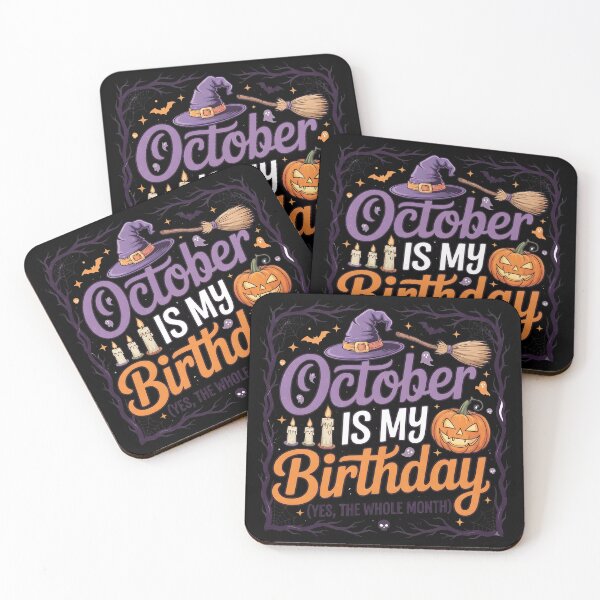Item preview, October Is My Birthday Month The Whole Month Gift designed and sold by RoyesButler.