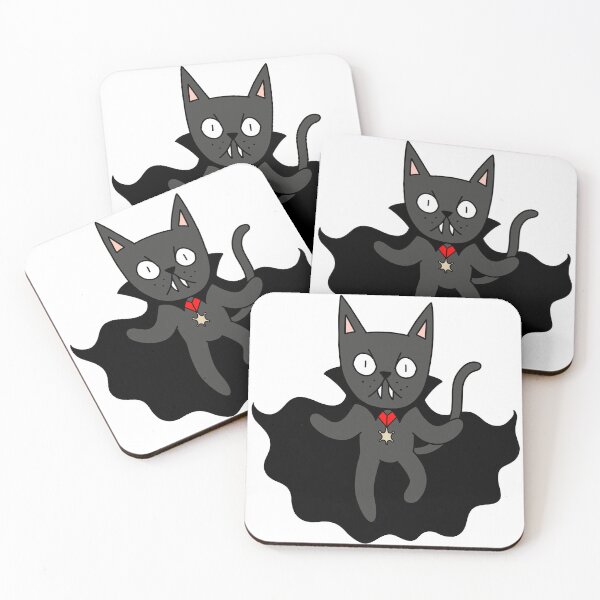 Item preview, Dracula Cat - Floating - black designed and sold by motherbrainart.