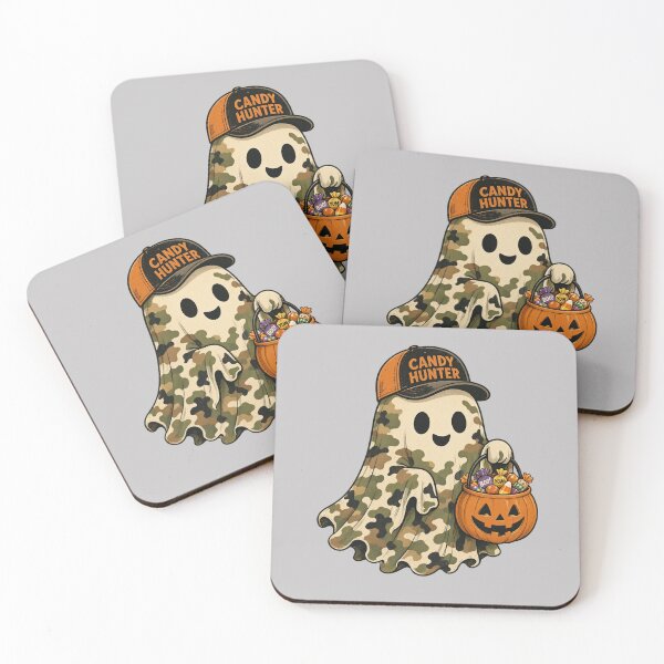 Item preview, Camo Ghost Candy Hunter Cute Halloween Trick Or Treat designed and sold by CF_VintageDesign.