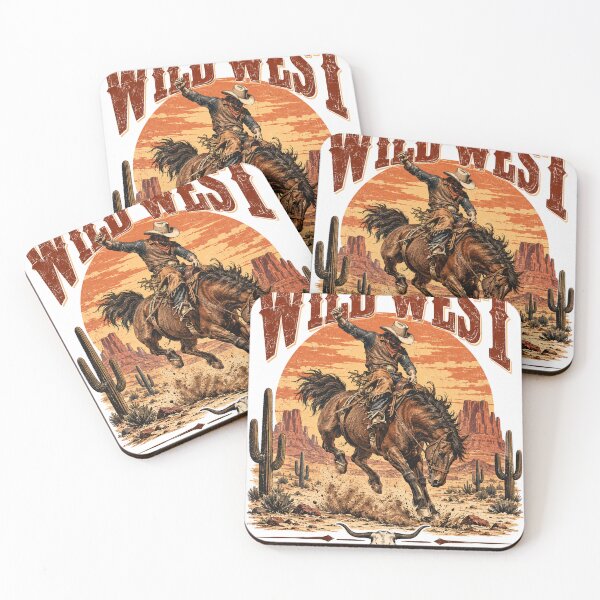 Item preview, Wild West Rodeo Rider designed and sold by CarrotBadminton.