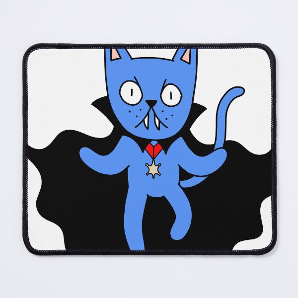Item preview, Dracula Cat - Floating - blue designed and sold by motherbrainart.