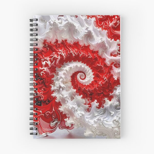 Item preview, Vibrant Red and White Silver Filigree Swirl designed and sold by Vicky Brago-Mitchell®.