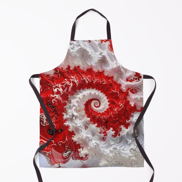 Item preview, Vibrant Red and White Silver Filigree Swirl designed and sold by Vicky Brago-Mitchell®.