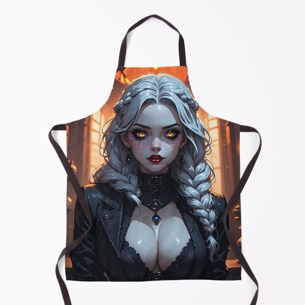 Item preview, Hot Halloween Anime Babe Goth Mommy Waifu Woman designed and sold by Your New Fixation.