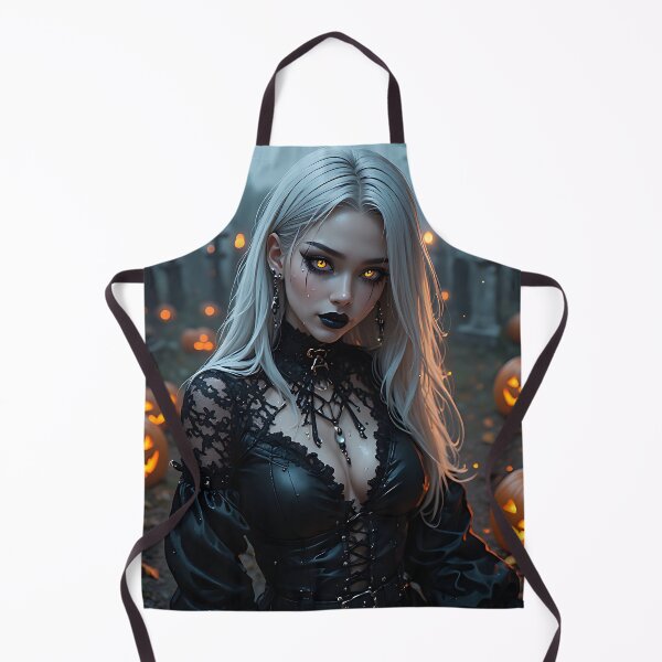 Item preview, Hot Halloween Anime Babe Goth Mommy Waifu Woman designed and sold by Your New Fixation.
