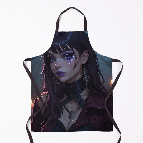 Item preview, Hot Halloween Anime Babe Goth Mommy Waifu Woman designed and sold by Your New Fixation.