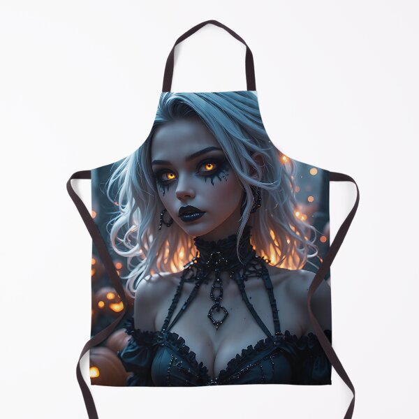 Item preview, Hot Halloween Anime Babe Goth Mommy Waifu Woman designed and sold by Your New Fixation.