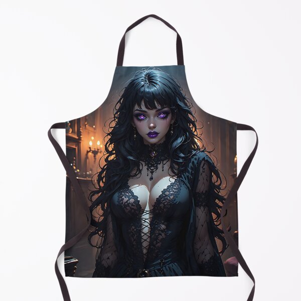 Item preview, Hot Halloween Anime Babe Goth Mommy Waifu Woman designed and sold by Your New Fixation.