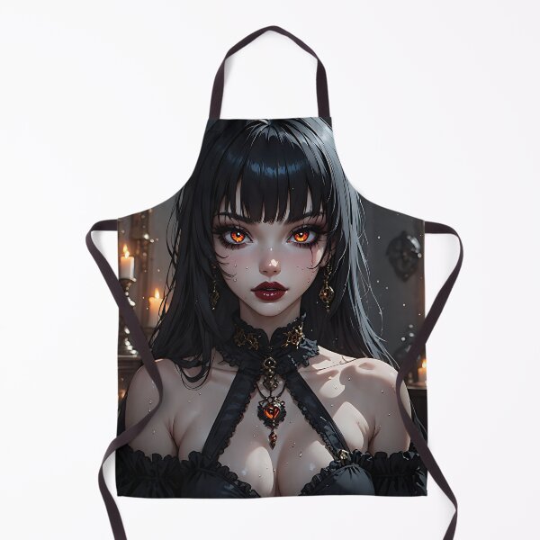 Item preview, Hot Halloween Anime Babe Goth Mommy Waifu Woman designed and sold by Your New Fixation.