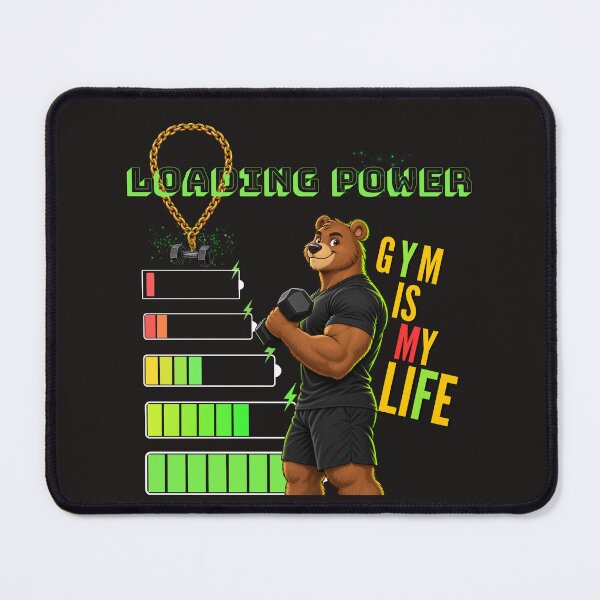 Item preview, Gym Is My Life Bear T-Shirt designed and sold by Ibrahimsaeed27.