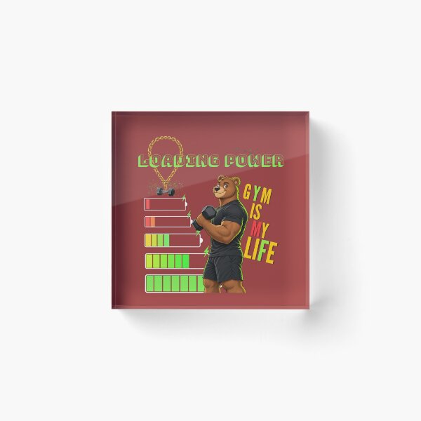 Item preview, Gym Is My Life Bear T-Shirt designed and sold by Ibrahimsaeed27.