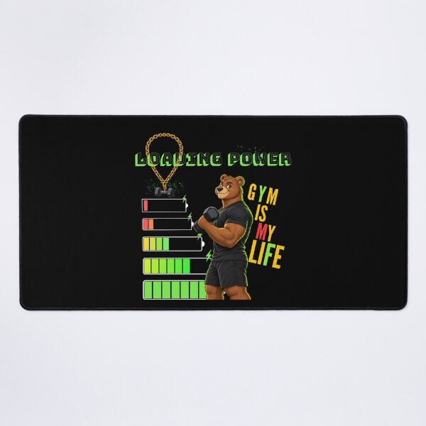 Item preview, Gym Is My Life Bear T-Shirt designed and sold by Ibrahimsaeed27.