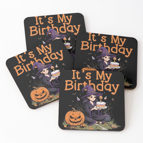 Item preview, Witch Its My Birthday Cute Spooky Magic Cake Gift designed and sold by RoyesButler.