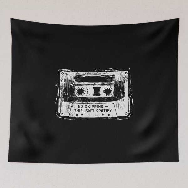 Item preview, No Skipping - Vintage Cassette designed and sold by Nacho Average Designs.