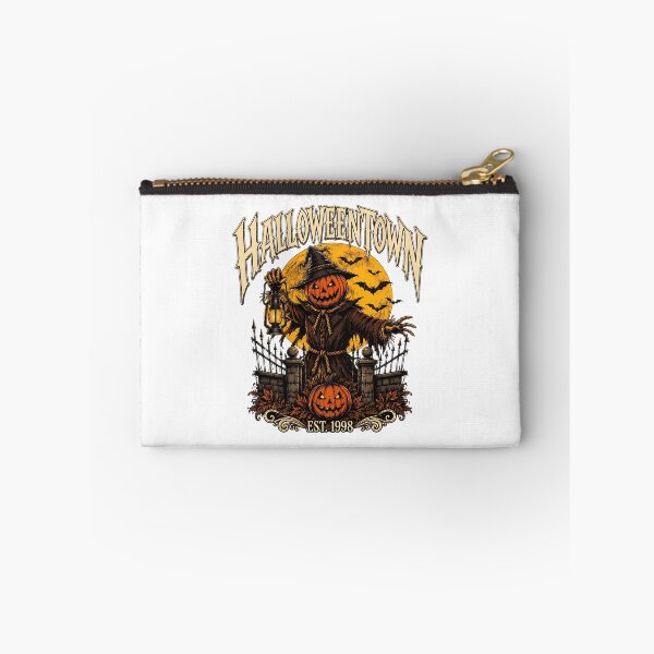 Item preview, Halloween Town Pumpkin Scarecrow Jack O Lantern Haunted Cemetery Vintage designed and sold by BuncoHearas.