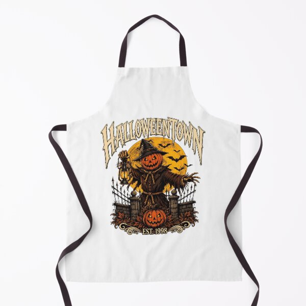 Item preview, Halloween Town Pumpkin Scarecrow Jack O Lantern Haunted Cemetery Vintage designed and sold by BuncoHearas.