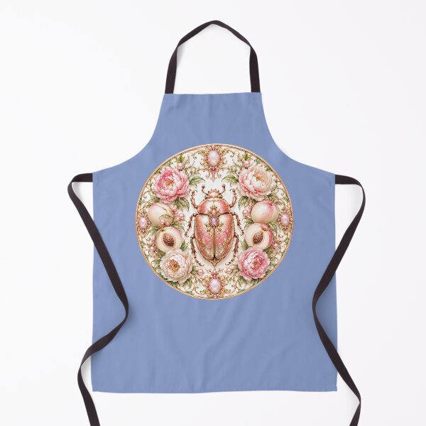Item preview, Peach Jewel Beetle – Art Nouveau Botanical Garden designed and sold by sunbowjp stadio.