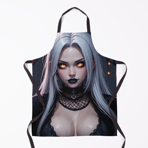 Item preview, Hot Halloween Anime Babe Goth Mommy Waifu Woman designed and sold by Your New Fixation.