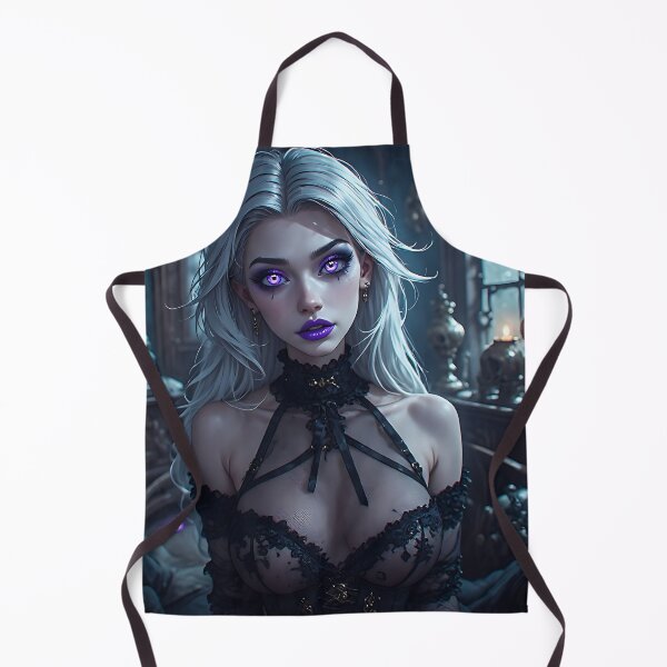 Item preview, Hot Halloween Anime Babe Goth Mommy Waifu Woman designed and sold by Your New Fixation.