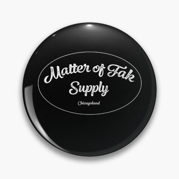 Item preview, White Cursive Oval Chicagoland Store Supply designed and sold by PeterCanaleh.