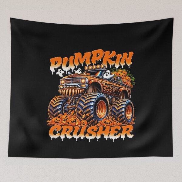 Item preview, Pumpkin Crusher Monster Truck Ghosts Halloween  designed and sold by DienesAngele.