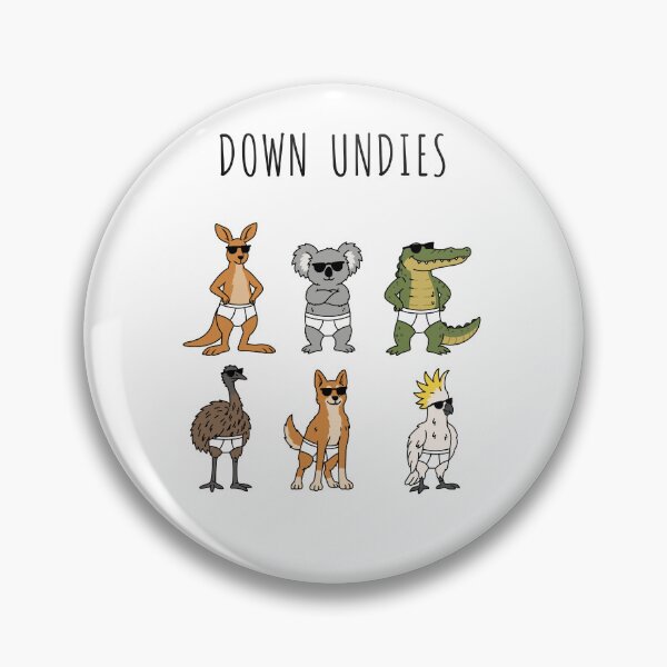 Item preview, Funny Australian animals down undies – Down under pun design designed and sold by messy-nessie.