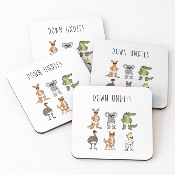 Item preview, Funny Australian animals down undies – Down under pun design designed and sold by messy-nessie.