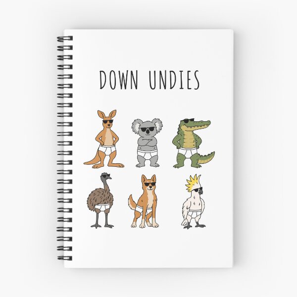 Item preview, Funny Australian animals down undies – Down under pun design designed and sold by messy-nessie.