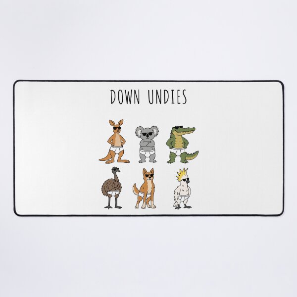 Item preview, Funny Australian animals down undies – Down under pun design designed and sold by messy-nessie.