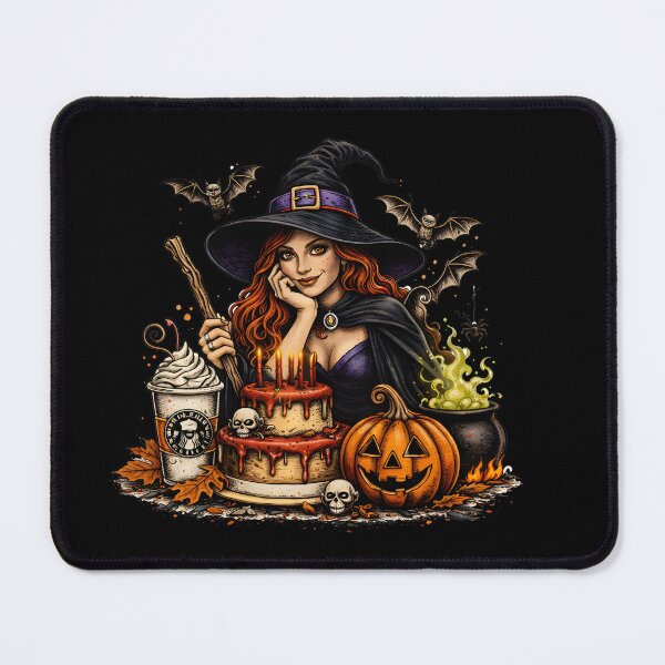 Item preview, Witch Baking Birthday Cake Spooky Magic Gift designed and sold by RoyesButler.