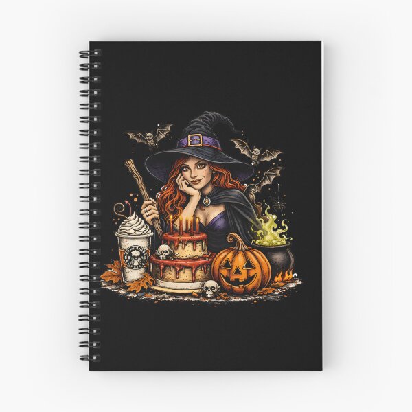 Item preview, Witch Baking Birthday Cake Spooky Magic Gift designed and sold by RoyesButler.