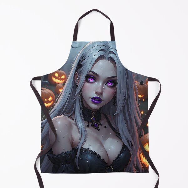 Item preview, Hot Halloween Anime Babe Goth Mommy Waifu Woman designed and sold by Your New Fixation.