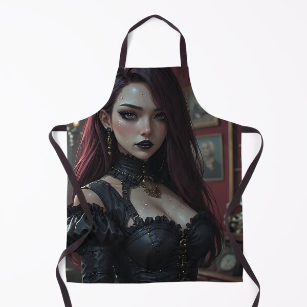 Item preview, Hot Halloween Anime Babe Goth Mommy Waifu Woman designed and sold by Your New Fixation.