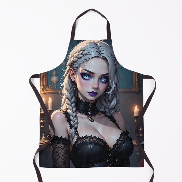 Item preview, Hot Halloween Anime Babe Goth Mommy Waifu Woman designed and sold by Your New Fixation.
