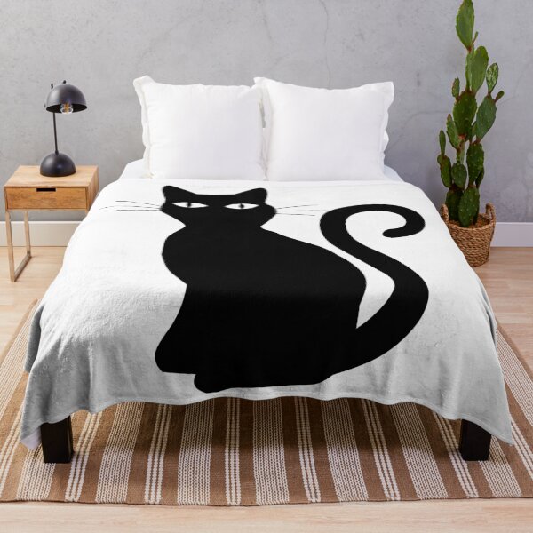 Item preview, Black Halloween Cat Silhouette designed and sold by MagnoliaLake.