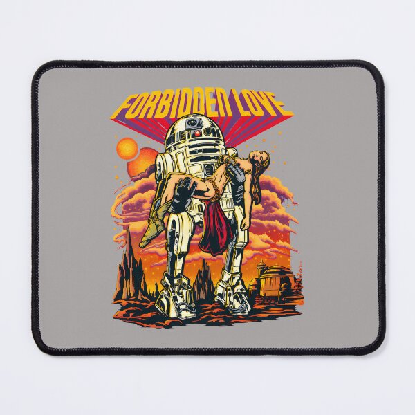 Item preview, Robot-droid-carries-woman-romantic-sunset-art designed and sold by MitomaMoller.