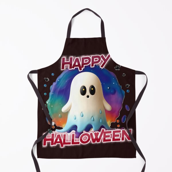 Item preview, happy halloween typographic ghost design colorful typographic ghost  designed and sold by SmashingDeals.