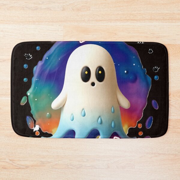 Item preview, happy halloween typographic ghost design colorful typographic ghost  designed and sold by SmashingDeals.