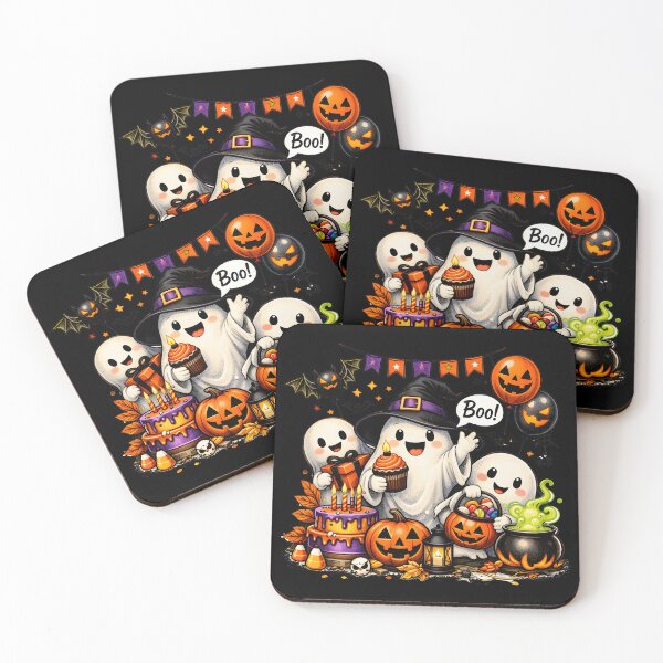 Item preview, Cute Ghost Crew Happy Halloween Trick Or Treat Party designed and sold by RoyesButler.