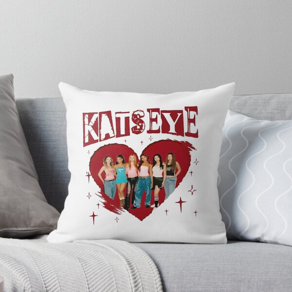 Item preview, KATSEYE Red Heart Group Portrait Graphic designed and sold by cubomtumeshop.