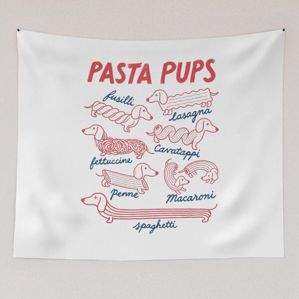 Item preview, Pasta-Pups Funny Dachshund Wiener Dog Pasta Types Italian designed and sold by chasenurbyst.