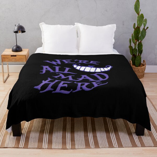 Item preview, Were All Mad Here Cheshire Cat Alice In Wonderland Art designed and sold by tamicantik47.