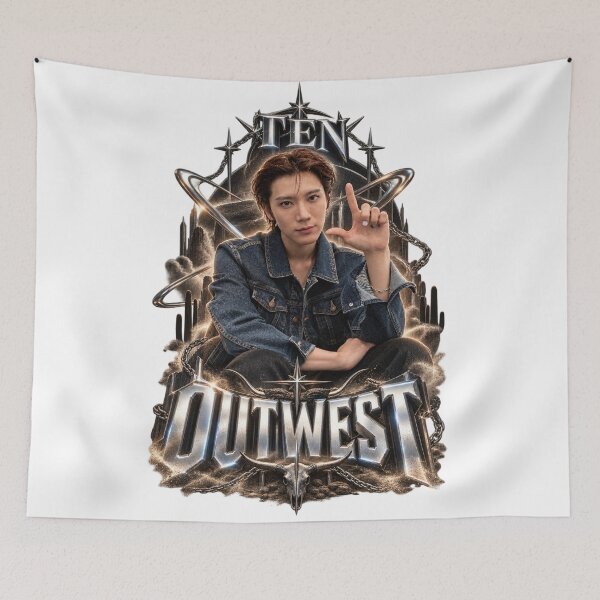 Item preview, Ten NCT WayV Outwest Single Fan Art designed and sold by Valeree Store.