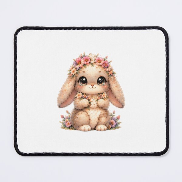 Item preview, cute whimsical bunny designed and sold by iqralune.