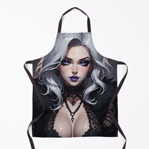 Item preview, Hot Halloween Anime Babe Goth Mommy Waifu Woman designed and sold by Your New Fixation.