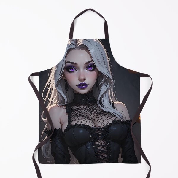 Item preview, Hot Halloween Anime Babe Goth Mommy Waifu Woman designed and sold by Your New Fixation.