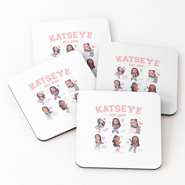 Item preview, KATSEYE Chibi Members Est 2024 Signatures Graphic designed and sold by cubomtumeshop.