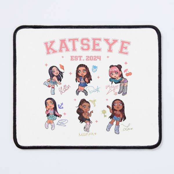 Item preview, KATSEYE Chibi Members Est 2024 Signatures Graphic designed and sold by cubomtumeshop.