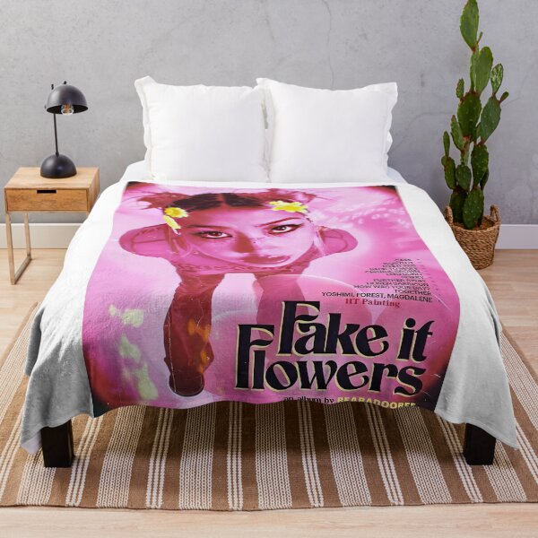 Item preview, Pink Retro Alternative Beabadoobee Fake It Flowers Album Cover designed and sold by samuelhadads.